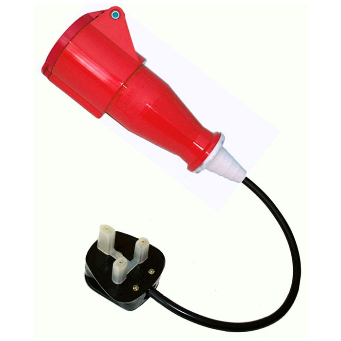 32A (Delta) Adaptor for PAT Testing