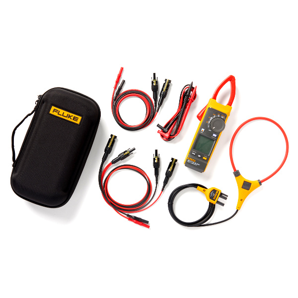 Fluke 393FC CATIII 1500V Solar Clamp Meter with MC4 Lead Sets kit contents
