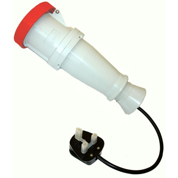 63A (Star) Adaptor for PAT Testing