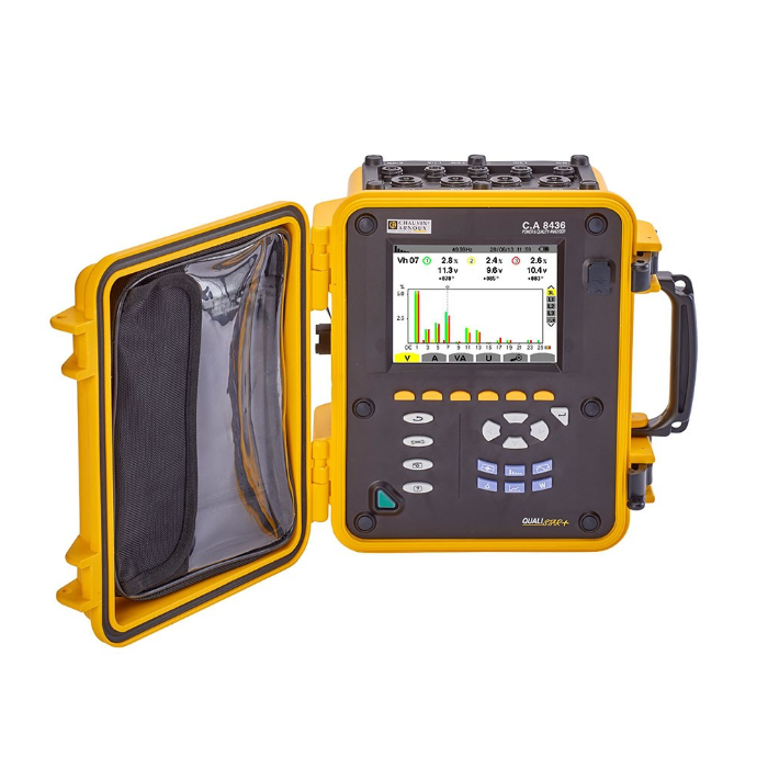 Chauvin Arnoux CA8436 Qualistar+ Power Quality Analyser supplied with no clamps