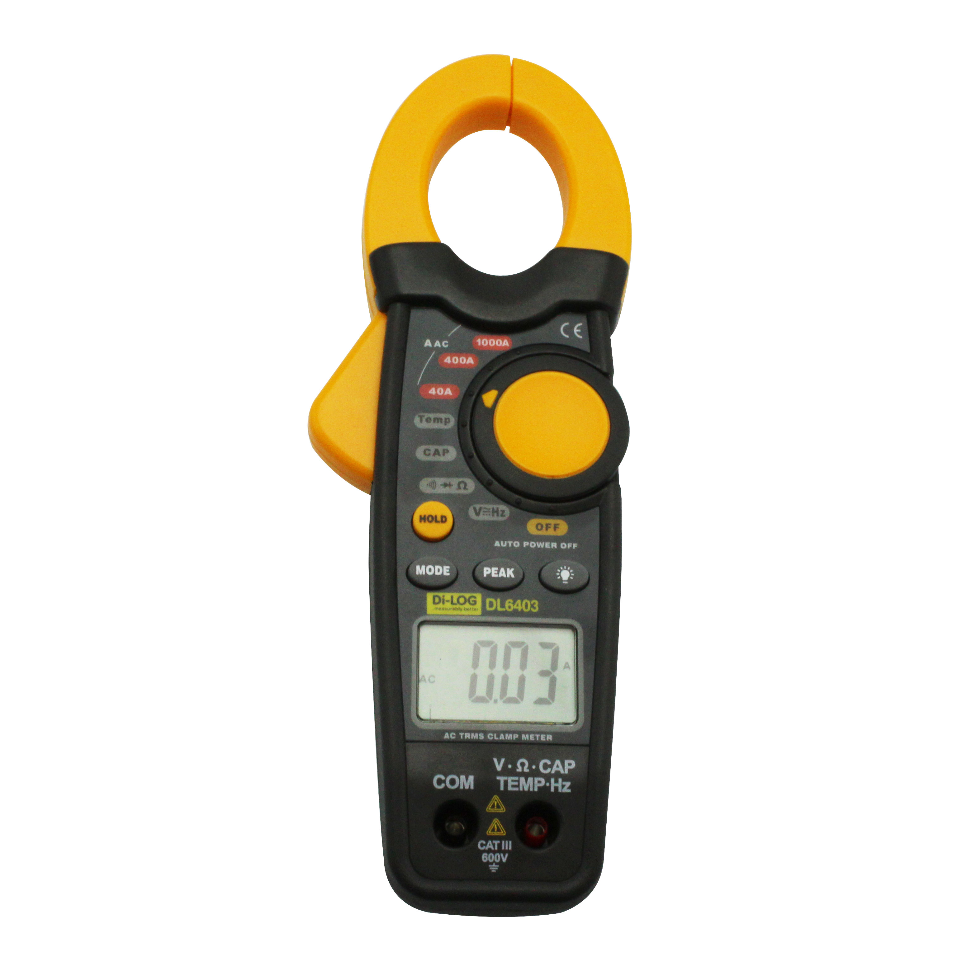 Dilog DL6403 1000A True RMS AC/DC Clamp Meter
