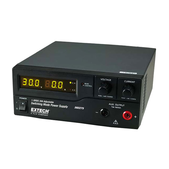 Extech 382275 600W Switching Mode DC Power Supply (120V) | test-meter.co.uk