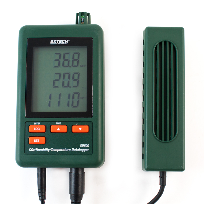 Extech CO2/Humidity/Temperature Datalogger SD800
