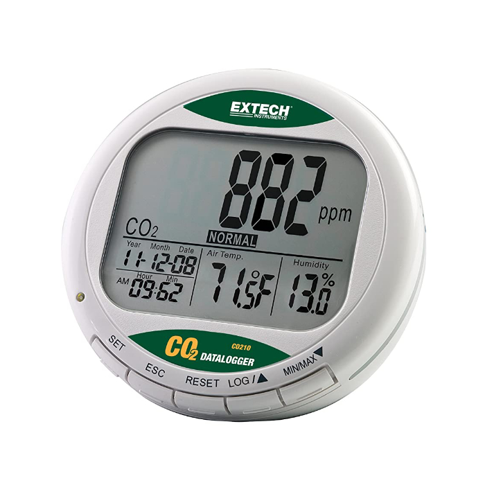 Extech CO210 Desktop Indoor Air Quality CO2 Monitor