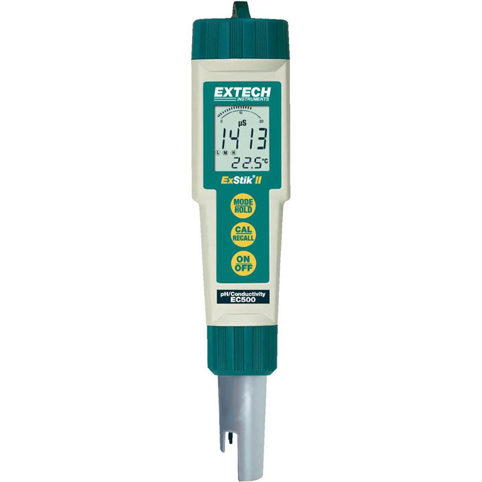 Extech Waterproof pH Conductivity Meter EC510 Close-Up