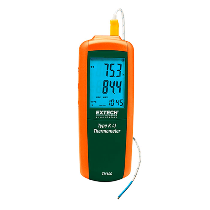 Extech TM100 K/J Single Input Thermometer