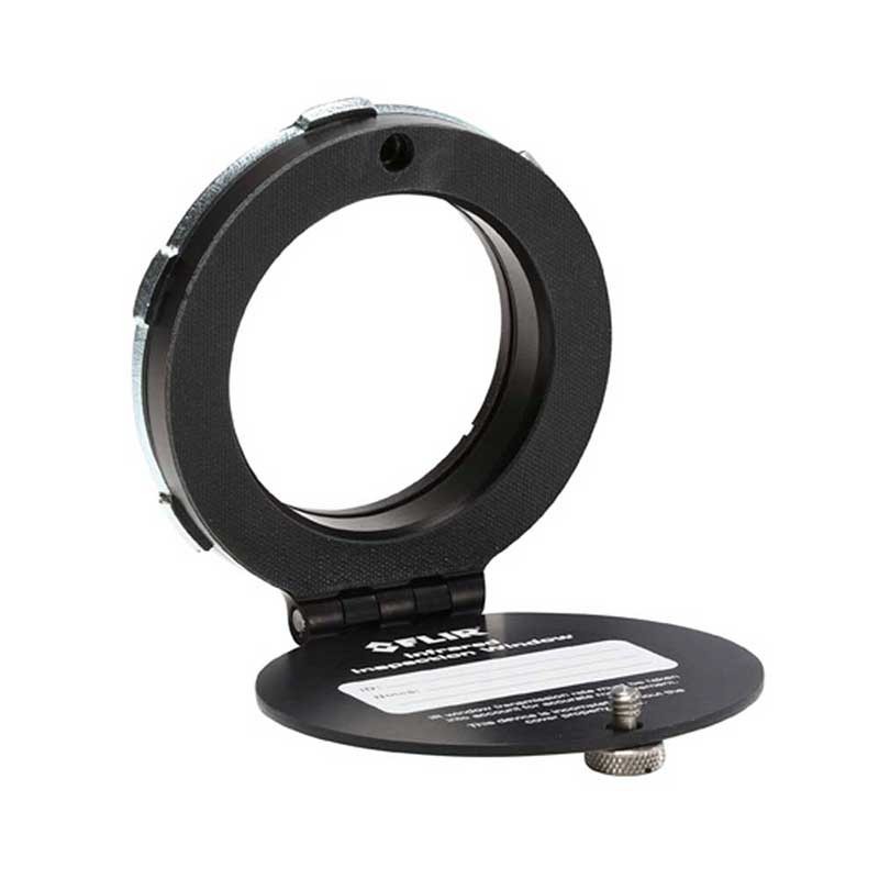 Teledyne FLIR IRW Aluminium InfraRed Window 2" Front-Side View