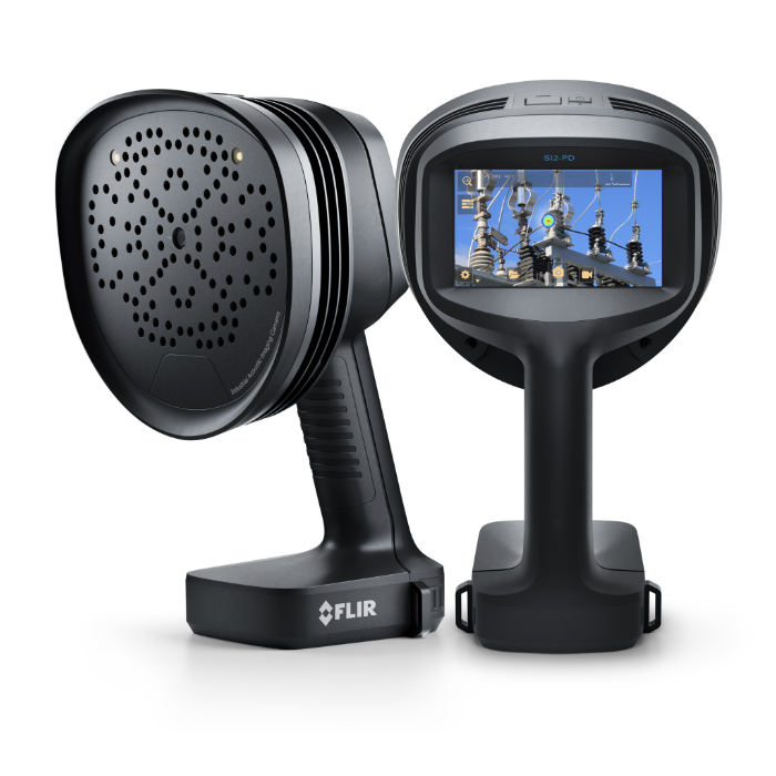 FLIR S12-PD Partial Discharge Acoustic Imaging Camera front and back view