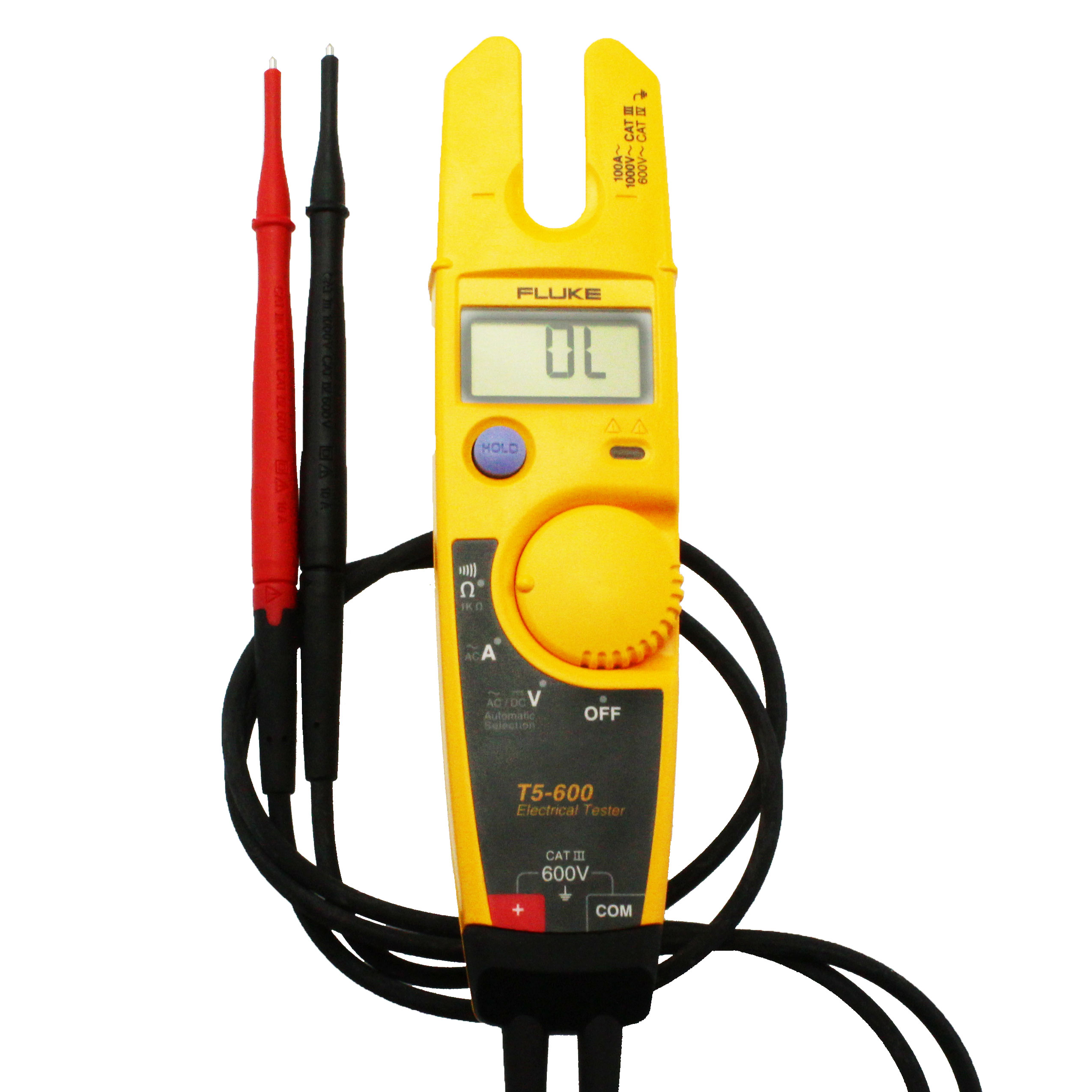 at tilføje indendørs Leeds Fluke T5-600 Continuity, Current and Voltage Tester | test-meter.co.uk