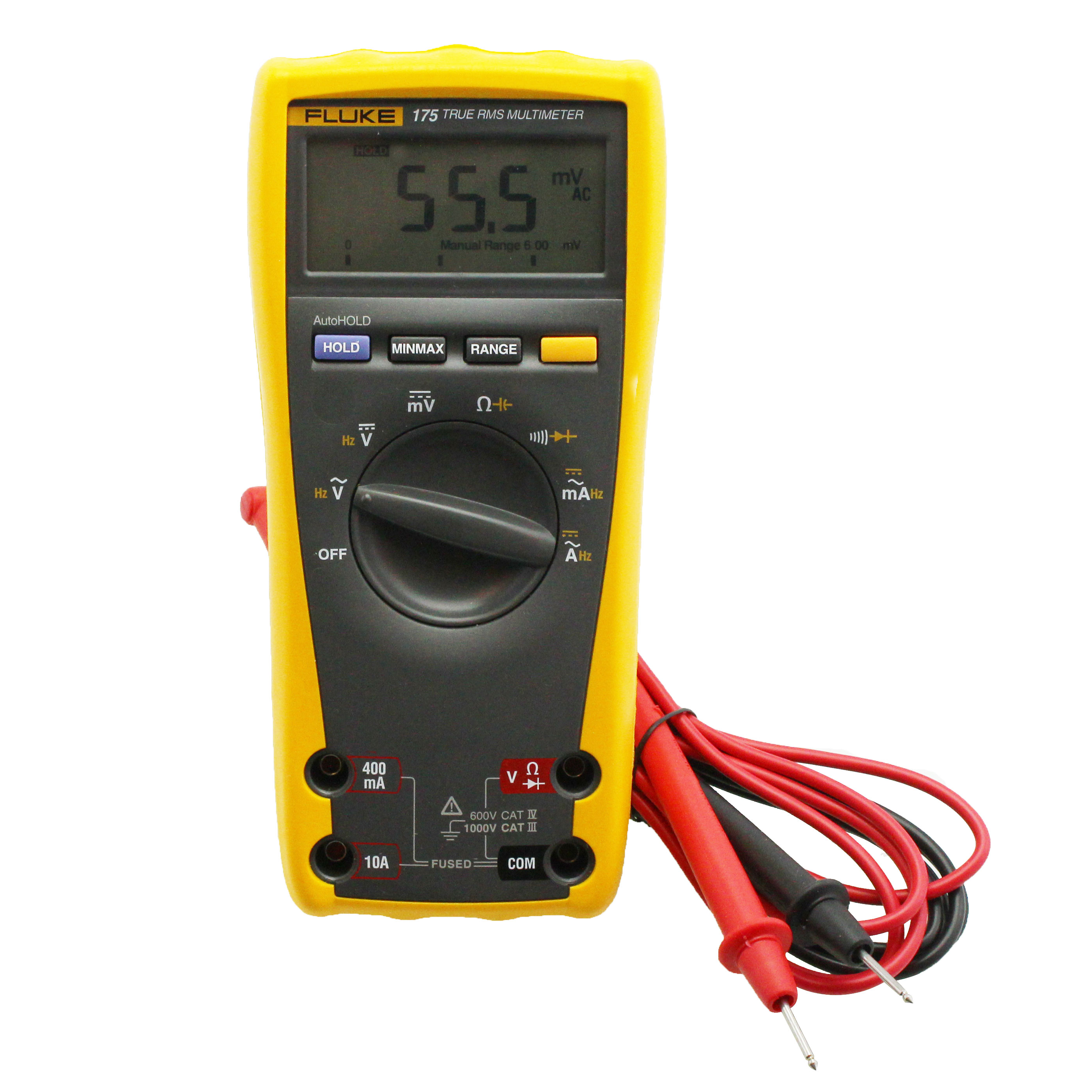 Fluke 177 True RMS Digital Multimeter - 6000 Count, CAT IV 600V Safety Rating
