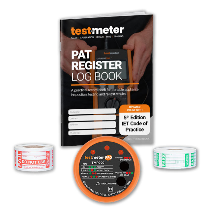 PAT Labels & Socket Tester Bundle
