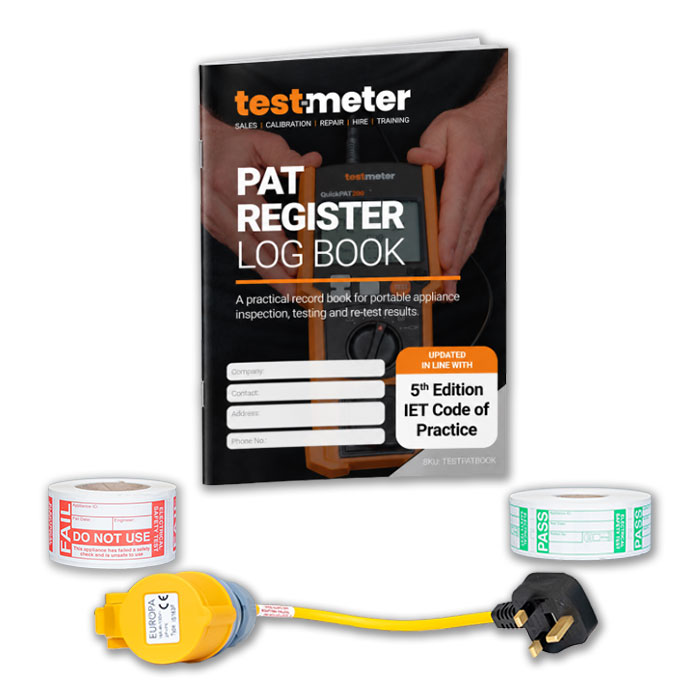 PAT Labels & 110V Adaptor Bundle
