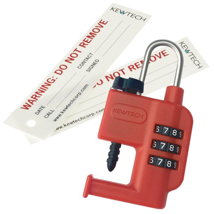 Kewtech FUSELOK Electrical Safety Lockout Padlock