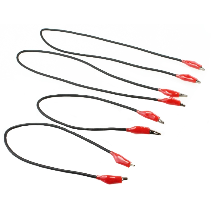 Leaderman Set of 4 Jump Leads for Electrical R1 R2 Distribution Board Testing 