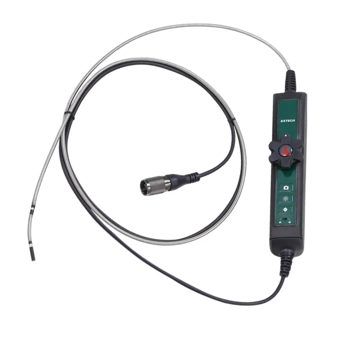 Extech HDV7C-A2-45-15 2-way articulating camera probe 4.5mm x 1.5m long