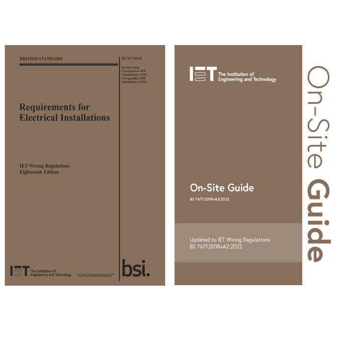 IET Wiring Regulations 18th Edition and On-Site Guide Bundle
