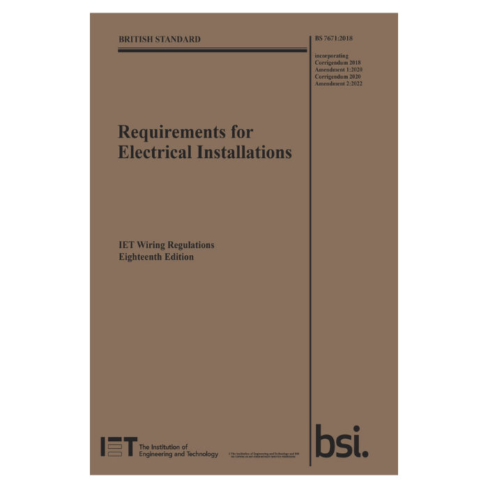 IET Wiring Regulations 18th Edition