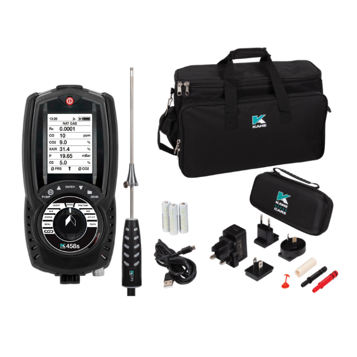 KANE 458s Flue Gas Analyser with Accessories