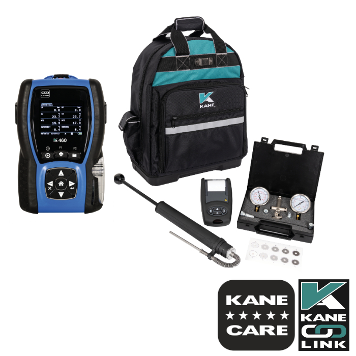 KANE 460 Flue Gas Analyser with Oil Kit contents 