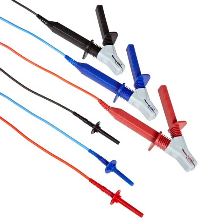 Megger 15m HV Insulation Test Lead Set with 6kV Medium Clips (1002-644)