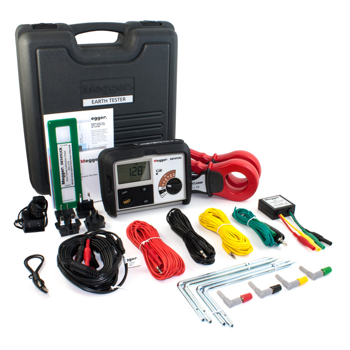 Megger DET4TCR2 Earth Testing Kit With Clamps