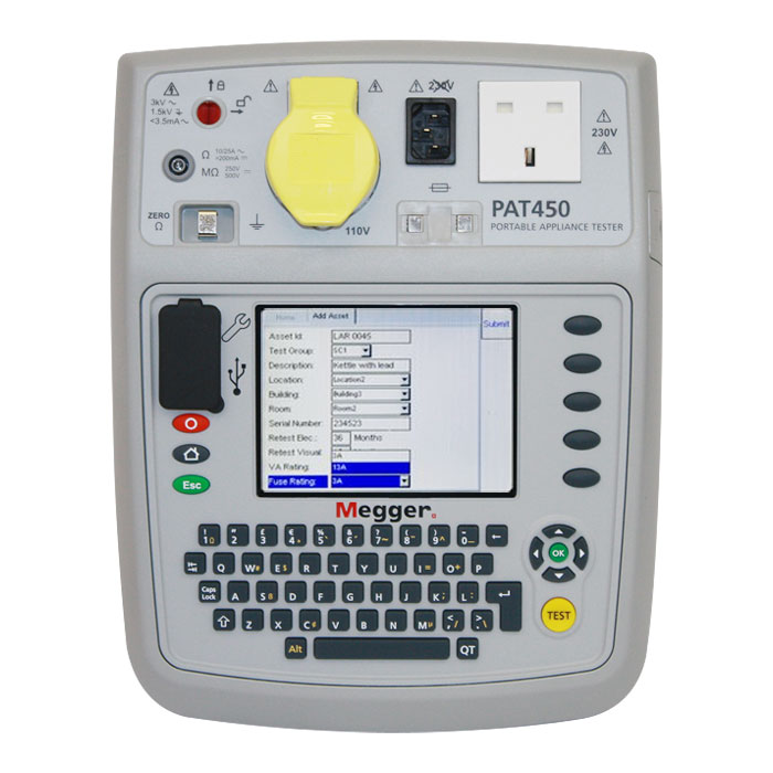 Megger PAT450 Appliance testing machine