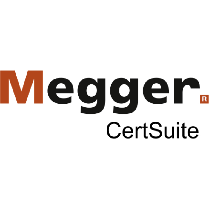 Megger Certsuite™ Electrical Certification Software