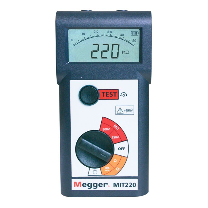 Megger MIT220 Insulation and Continuity Tester