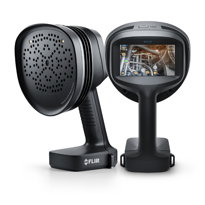 FLIR Si2-LD Leak Detection Acoustic Imaging Camera front and back view