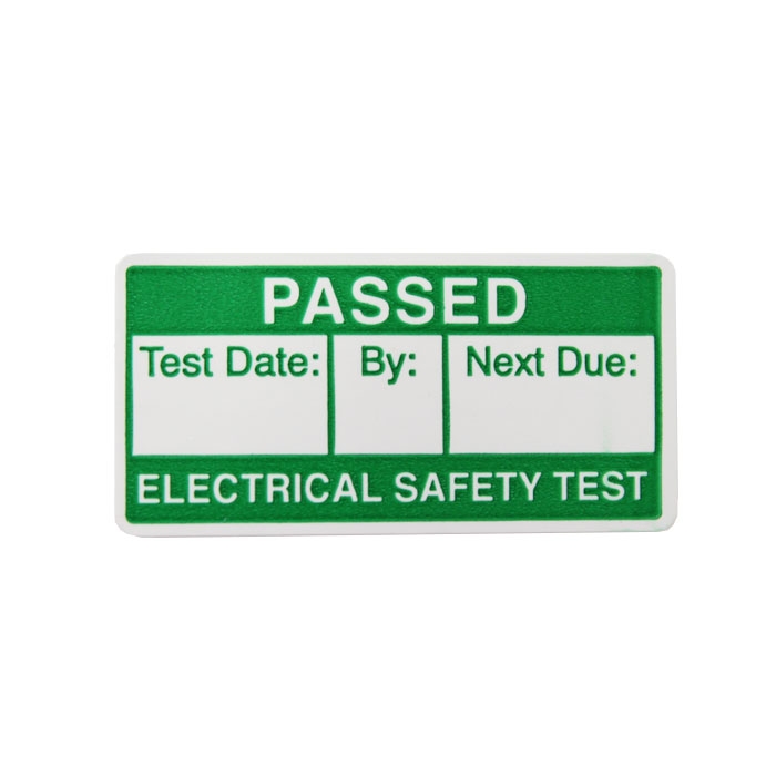 PASSED PAT Electrical Safety Sticker Label Green Fused Rating Sticker x50 