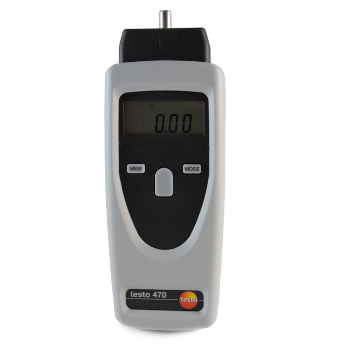 Testo 470 Tachometer Dual Non-Contact & Mechanical RPM