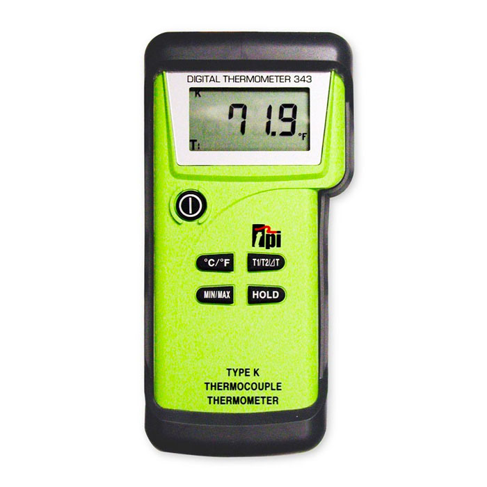 TPI 343 Dual Input K-Type Thermometer