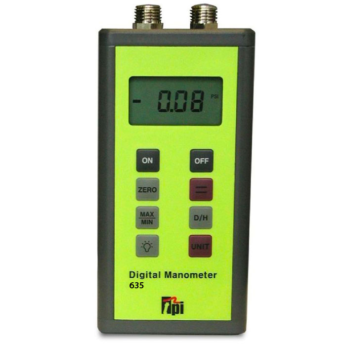 TPI 635 Dual Input Digital Manometer
