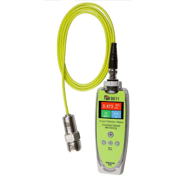 TPI 9071 Smart Vibration Meter with Cable Accelerometer