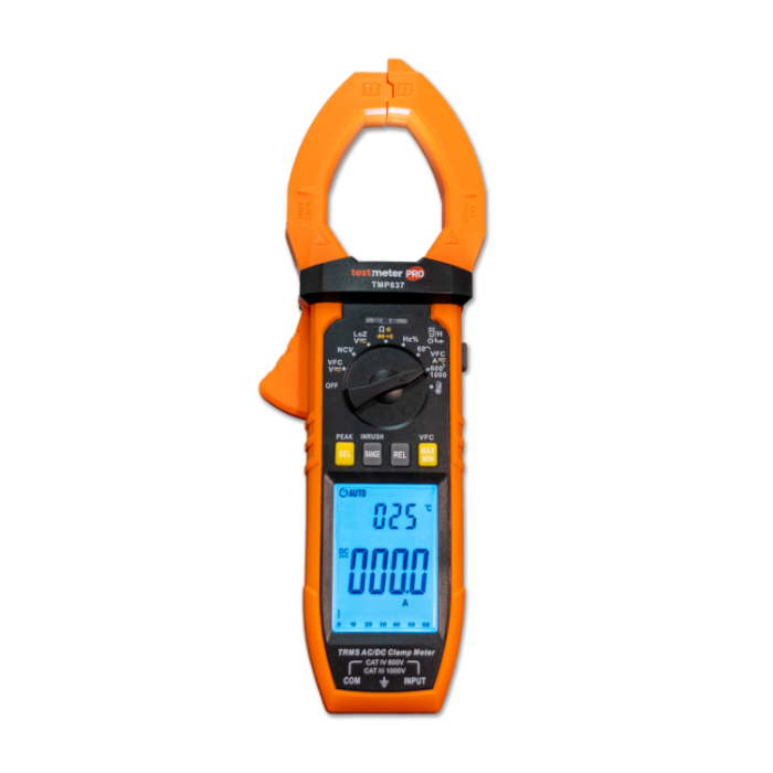 Test Meter PRO TMP837 1000A True RMS AC/DC Clamp Meter