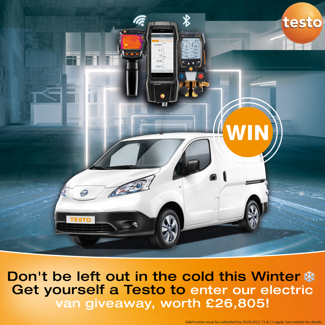 Testo Promotion: Win A Nissan Tekna Electric Van
