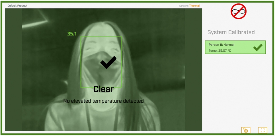 FLIR Elara FR-345-EST Thermal Screening Camera In Use