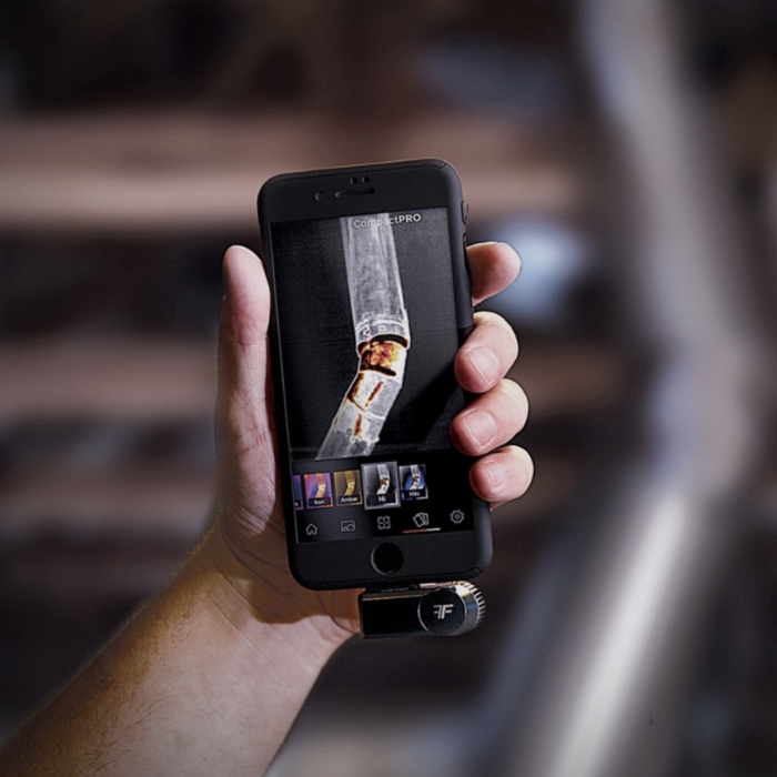 Seek Thermal CompactPRO Thermal Camera for Smartphone In Use 2